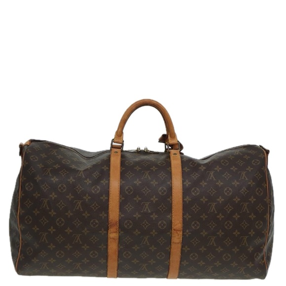 LOUIS VUITTON Monogram Keepall Bandouliere 60 Boston Bag M41412 LV Auth am6512 - Picture 2 of 16